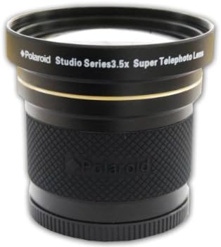 Polaroid Studio Serisi 3.5 X HD Süper Telefoto Lens, Samsung NX-5, NX-10, NX-100, NX-200, NX20, NX210, NX300, NX1000,