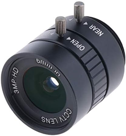 6mm HD 3MP 1/2 F/1.2 Dağı Sabit odak lensi için