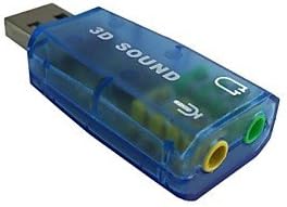 FASEN USB 2.0 Mic Hoparlör Ses Kulaklık Mikrofon 3.5 mm Jack Dönüştürücü Ses Kartı Adaptörü, Yeşil