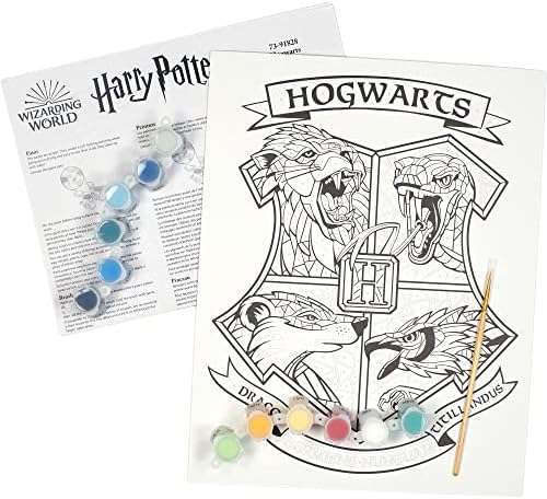 Boyutlar Boya İşleri Hogwarts Harry Potter Yetişkinler ve Çocuklar için Numara Kitine Göre Boya, Bitmiş Proje 11 x