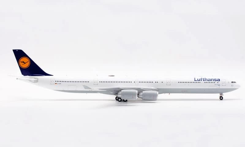 JC Kanatları Lufthansa Airbus A340-600 D-AIHK 1/200 DİECAST Uçak Önceden Yapılmış Model s. EDI