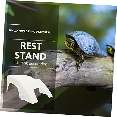 Yardwe Kaplumbağa Tırmanma Terası Reptisoil Su Kaplumbağaları için Güneşlenme Platformu Sürüngen Tırmanışı Sürüngen