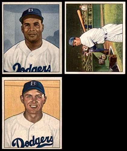 1950 Bowman Brookyln Dodgers Takım Seti Brooklyn Dodgers (Set) ESKİ / MT Dodgers