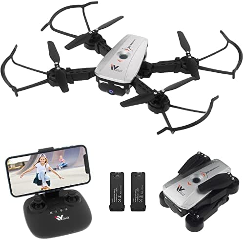 Yetişkinler/Çocuklar/Yeni Başlayanlar için Kameralı Dronlar - Kameralı FPV Drone 1080P Canlı Video 1 Tuşlu Çocuklar